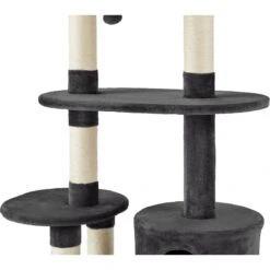 Frisco 48.25-in Heavy Duty Faux Fur Cat Tree & Condo 12 Frisco 48.25-in Heavy Duty Faux Fur Cat Tree & Condo -Cat Pet Supplies 238154 PT4. AC SS1800 V1616074725