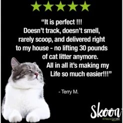 Skoon Unscented Non-Clumping Cat Litter, 8-lb Bag 13 Skoon Unscented Non-Clumping Cat Litter, 8-lb Bag -Cat Pet Supplies 239881 PT4. AC SS1800 V1612368429