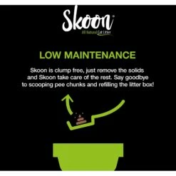 Skoon Unscented Non-Clumping Cat Litter, 8-lb Bag 15 Skoon Unscented Non-Clumping Cat Litter, 8-lb Bag -Cat Pet Supplies 239881 PT6. AC SS1800 V1612368417