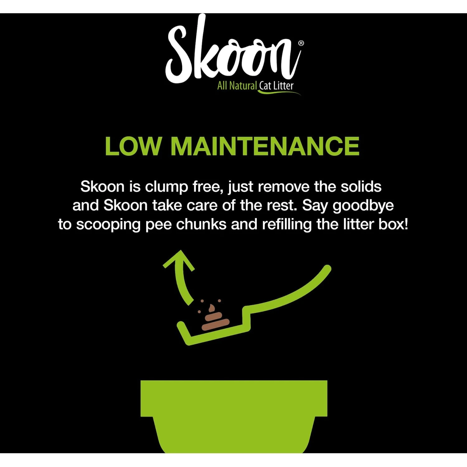 Skoon Unscented Non-Clumping Cat Litter, 8-lb Bag 9 Skoon Unscented Non-Clumping Cat Litter, 8-lb Bag - Image 7