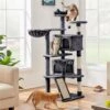 Yaheetech 57-in Plush Cat Tree & Condo 1 Yaheetech 57-in Plush Cat Tree & Condo -Cat Pet Supplies 242612 MAIN. AC SS1800 V1680630142