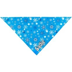 Frisco Blue Snowflakes Personalized Dog & Cat Bandana 13 Frisco Blue Snowflakes Personalized Dog & Cat Bandana -Cat Pet Supplies 242803 PT3. AC SS1800 V1618507971