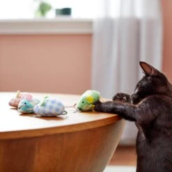 Frisco Easter Mice Cat Toy With Catnip, 4 Count -Cat Pet Supplies 248051 PT5. AC SS1800 V1608766684