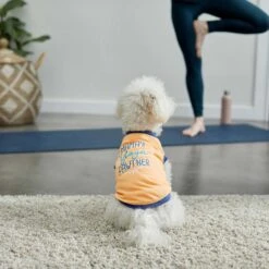 Frisco Mama's Yoga Pawtner Dog & Cat T-Shirt -Cat Pet Supplies 248966 PT4. AC SS1800 V1624592860