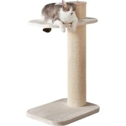 Two By Two City Cat Deluxe European 38-in Faux Fur Cat Tree -Cat Pet Supplies 251762 PT2. AC SS1800 V1600293696