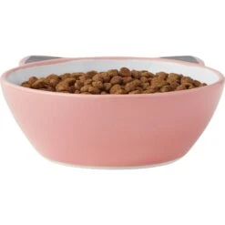 Frisco Cat Face Non-skid Ceramic Cat Bowl, Pink 10 Frisco Cat Face Non-skid Ceramic Cat Bowl, Pink -Cat Pet Supplies 256107 PT4. AC SS1800 V1616522565