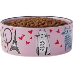 Frisco Paris Non-skid Ceramic Cat Dish 11 Frisco Paris Non-skid Ceramic Cat Dish -Cat Pet Supplies 256117 PT3. AC SS1800 V1615311168
