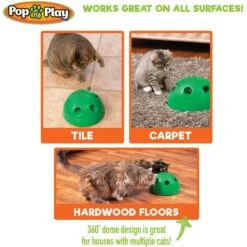 Allstar Innovations Pop N' Play Basic Cat Toy -Cat Pet Supplies 257184 PT4. AC SS1800 V1602635189