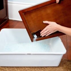 The Refined Feline Cat Litter Box Litter Catch -Cat Pet Supplies 258390 PT2. AC SS1800 V1603407383