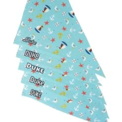 Frisco Nautical Personalized Dog & Cat Bandana -Cat Pet Supplies 258762 PT4. AC SS1800 V1619560038
