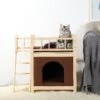 Petsfit 2-Story Home Decor Cat House With Step & Platform