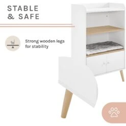 Sam's Pets Becky 39-in Single Rest Bookshelf With Drawer & Cat Tree -Cat Pet Supplies 261886 PT5. AC SS1800 V1635018090