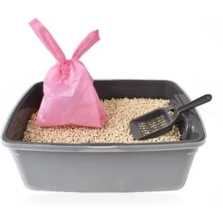 Doggie Walk Bags Citrus Scented Tie Handle Cat Litter Bags, Pink, 140 Count 9 Doggie Walk Bags Citrus Scented Tie Handle Cat Litter Bags, Pink, 140 Count -Cat Pet Supplies 264717 PT5. AC SS1800 V1610754967