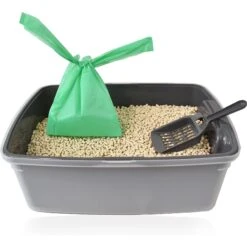 Doggie Walk Bags Unscented Tie Handle Cat Litter Bags, Green, 140 Count 9 Doggie Walk Bags Unscented Tie Handle Cat Litter Bags, Green, 140 Count -Cat Pet Supplies 264719 PT5. AC SS1800 V1610755834