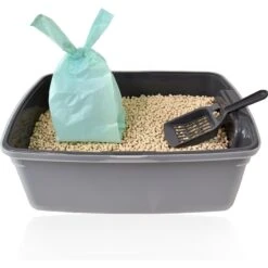 Doggie Walk Bags Sea Spray & Citrus Scented Tie Handle Cat Litter Bags, Multi Color, 72 Count -Cat Pet Supplies 264761 PT5. AC SS1800 V1610755378