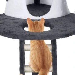 Yaheetech 47.5-in Plush Cat Tree & Condo -Cat Pet Supplies 266564 PT7. AC SS1800 V1619808729