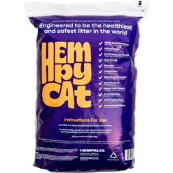 HempAlta Unscented Non-Clumping Hemp Cat Litter, 2.2-lb Bag -Cat Pet Supplies 266727 PT1. AC SS1800 V1677162210
