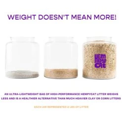 HempAlta Unscented Non-Clumping Hemp Cat Litter, 2.2-lb Bag -Cat Pet Supplies 266727 PT4. AC SS1800 V1677162272