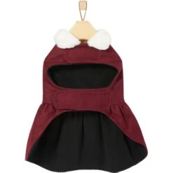 Frisco Mediumweight Pom Pom Bow Dog & Cat Peacoat Dress, Red 13 Frisco Mediumweight Pom Pom Bow Dog & Cat Peacoat Dress, Red -Cat Pet Supplies 268200 PT5. AC SS1800 V1628824051