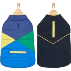 Frisco Mediumweight Colorblock 2-in-1 Dog & Cat Fleece Coat 11 Frisco Mediumweight Colorblock 2-in-1 Dog & Cat Fleece Coat -Cat Pet Supplies 268350 PT4. AC SS1800 V1628780451