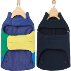 Frisco Mediumweight Colorblock 2-in-1 Dog & Cat Fleece Coat 12 Frisco Mediumweight Colorblock 2-in-1 Dog & Cat Fleece Coat -Cat Pet Supplies 268350 PT5. AC SS1800 V1628780414