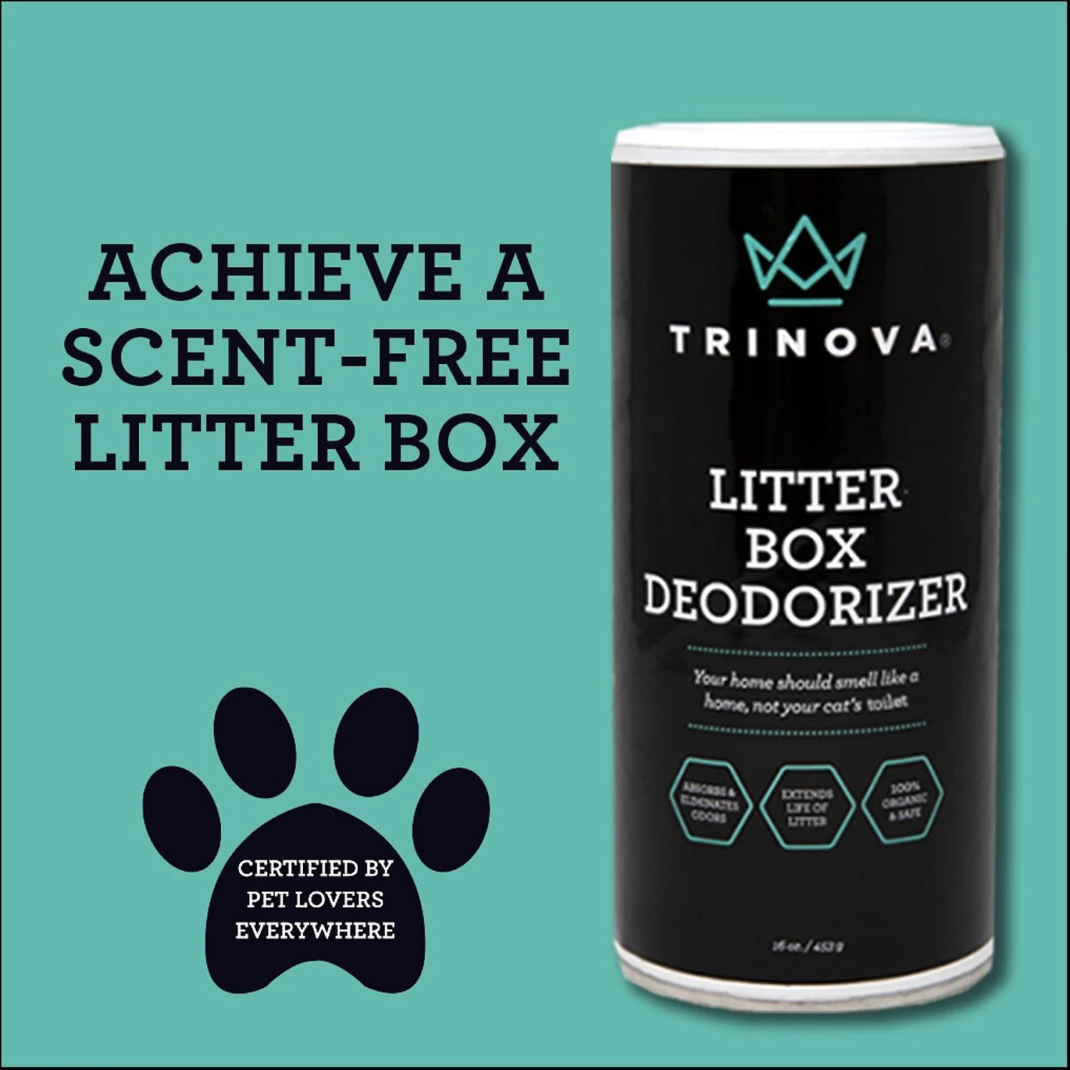 TriNova Natural Cat Litter Box Deodorizer 8 TriNova Natural Cat Litter Box Deodorizer - Image 6