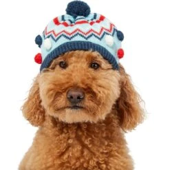 Frisco Pom Pom Dog & Cat Knitted Hat 9 Frisco Pom Pom Dog & Cat Knitted Hat -Cat Pet Supplies 276307 PT2. AC SS1800 V1631666246