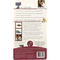 Doc & Phoebe's Cat Co. The Wet Feeder Cat Slow Feeder, Blue -Cat Pet Supplies 279343 PT2. AC SS1800 V1617382050