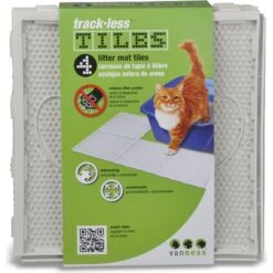 Van Ness Trackless Cat Litter Mat Tiles -Cat Pet Supplies 280408 PT2. AC SS1800 V1615932455