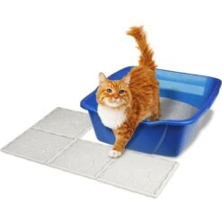 Van Ness Trackless Cat Litter Mat Tiles -Cat Pet Supplies 280408 PT3. AC SS1800 V1615932709
