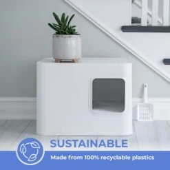 Meowy Studio Loo Enclosed Cat Litter Box Concealment -Cat Pet Supplies 280430 PT6. AC SS1800 V1623358122