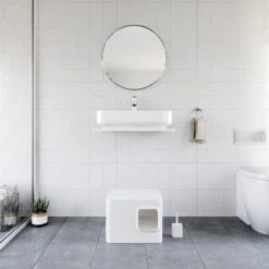 Meowy Studio Loo Enclosed Cat Litter Box Concealment -Cat Pet Supplies 280430 PT8. AC SS1800 V1622121214