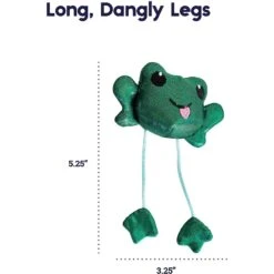 Catstages Toss 'N Dangle Frog Plush Cat Toy -Cat Pet Supplies 282265 PT4. AC SS1800 V1636515718
