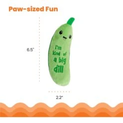 Catstages Crunchy Pickle Kicker Plush Cat Toy With Catnip 12 Catstages Crunchy Pickle Kicker Plush Cat Toy With Catnip -Cat Pet Supplies 282267 PT4. AC SS1800 V1636513044