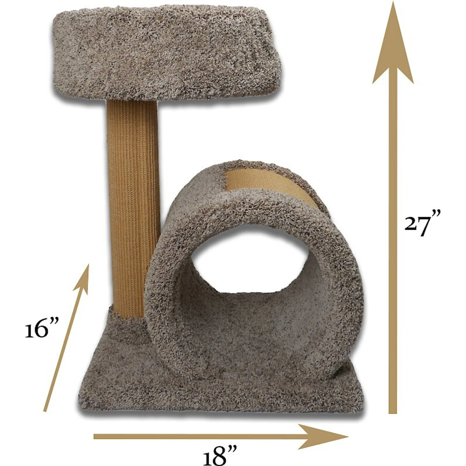 Royal Cat Boutique Cat Play Tunnel & Bed, Neutral 6 Royal Cat Boutique Cat Play Tunnel & Bed, Neutral - Image 4