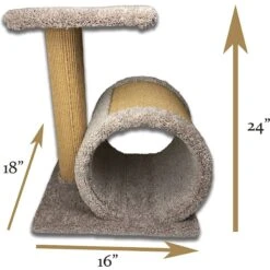 Royal Cat Boutique Hiding Tunnel Cat Toy, Neutral -Cat Pet Supplies 284999 PT3. AC SS1800 V1628561173