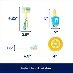 Frisco Holiday 8 Days Of Hanukkah Cardboard Calendar With Toys For Cats 8 Frisco Holiday 8 Days Of Hanukkah Cardboard Calendar With Toys For Cats -Cat Pet Supplies 287301 PT1. AC SS1800 V1694812787