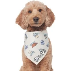 STAR WARS THE MANDALORIAN GROGU Doodle Print Personalized Dog & Cat Bandana -Cat Pet Supplies 290166 PT3. AC SS1800 V1671228275