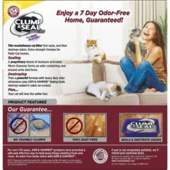Frisco Plush, Teaser, Ball & Tri-Tunnel Variety Pack Cat Toy With Catnip, 20 Count & Arm & Hammer Litter Clump & Seal Multi-Cat Scented Clumping Clay Cat Litter -Cat Pet Supplies 293064 PT4. AC SS1800 V1620007036