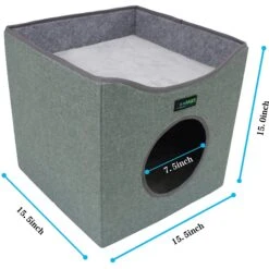 Jespet Foldable Cat Condo Bed 10 Jespet Foldable Cat Condo Bed -Cat Pet Supplies 296189 PT1. AC SS1800 V1620222183