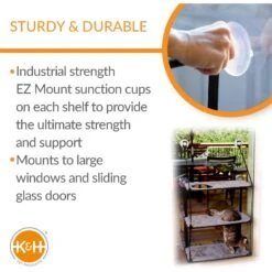 K&H Pet Products EZ Mount Triple Stack Cat Furniture -Cat Pet Supplies 296493 PT2. AC SS1800 V1627946224