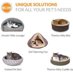 K&H Pet Products Amazin' Snuggle Cup Cat Bolster Bed Cat Cave, Gray 15 K&H Pet Products Amazin' Snuggle Cup Cat Bolster Bed Cat Cave, Gray -Cat Pet Supplies 296530 PT6. AC SS1800 V1627951850