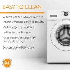 K&H Pet Products Thermo-Pet Cave Covered Indoor Heated Cat Bed & Tunnel 17 K&H Pet Products Thermo-Pet Cave Covered Indoor Heated Cat Bed & Tunnel -Cat Pet Supplies 296535 PT6. AC SS1800 V1678736077