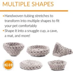 K&H Pet Products Cozy Knitted Woven Cute Cat & Kitten Bed -Cat Pet Supplies 296539 PT1. AC SS1800 V1627945628