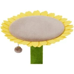 Frisco Sunflower Cat Scratching Post, Single Post -Cat Pet Supplies 296690 PT2. AC SS1800 V1632855980