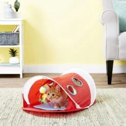 Hartz Delectables Bisque Variety Pack Lickable Cat Treats & Hartz Just For Cats Peek & Play Pop-Up Tent Cat Toy -Cat Pet Supplies 298072 PT6. AC SS1800 V1621264932