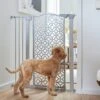 Frisco Metal Geometric Pattern Extra Tall Auto-close Dog Gate -Cat Pet Supplies 299514 MAIN. AC SS1800 V1627305390