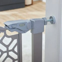 Frisco Metal Geometric Pattern Extra Tall Auto-close Dog Gate -Cat Pet Supplies 299514 PT5. AC SS1800 V1627306936