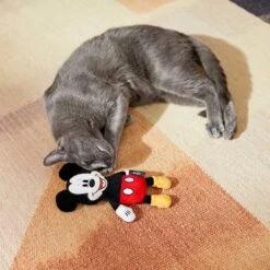 Disney Mickey & Friends Plush Mice Cat Toy With Catnip, 3 Count & Disney Mickey Mouse Plush Kicker Cat Toy With Catnip -Cat Pet Supplies 302344 PT6. AC SS1800 V1623057746