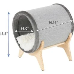 Frisco Modern Round Elevated Cat Bed & Frisco Modern Tunnel Elevated Cat Bed -Cat Pet Supplies 303470 PT6. AC SS1800 V1623067063
